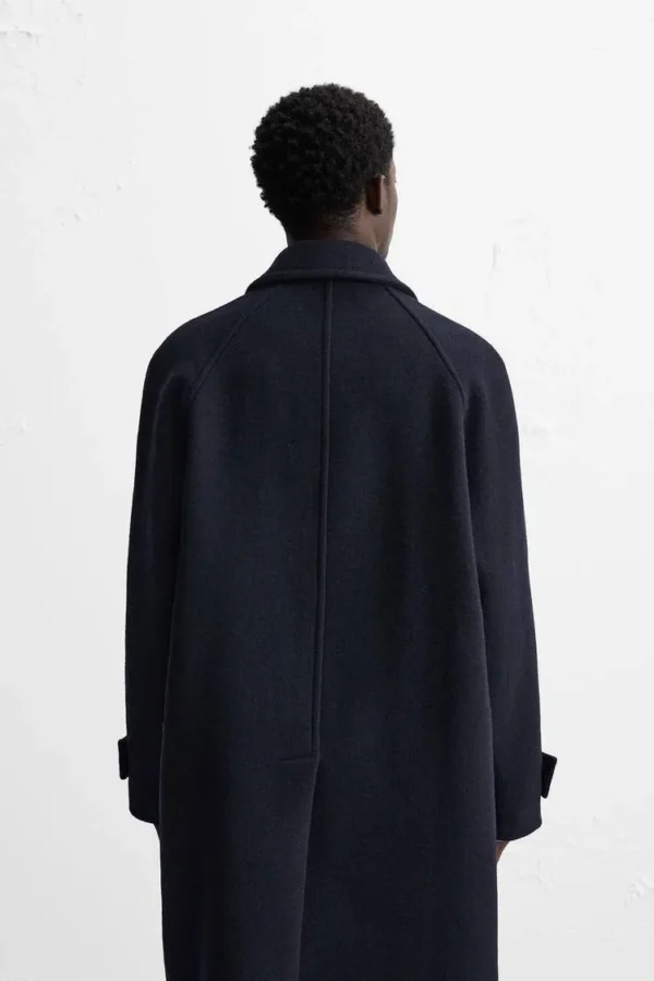 Relaxed fit wool blend coat - Image 2